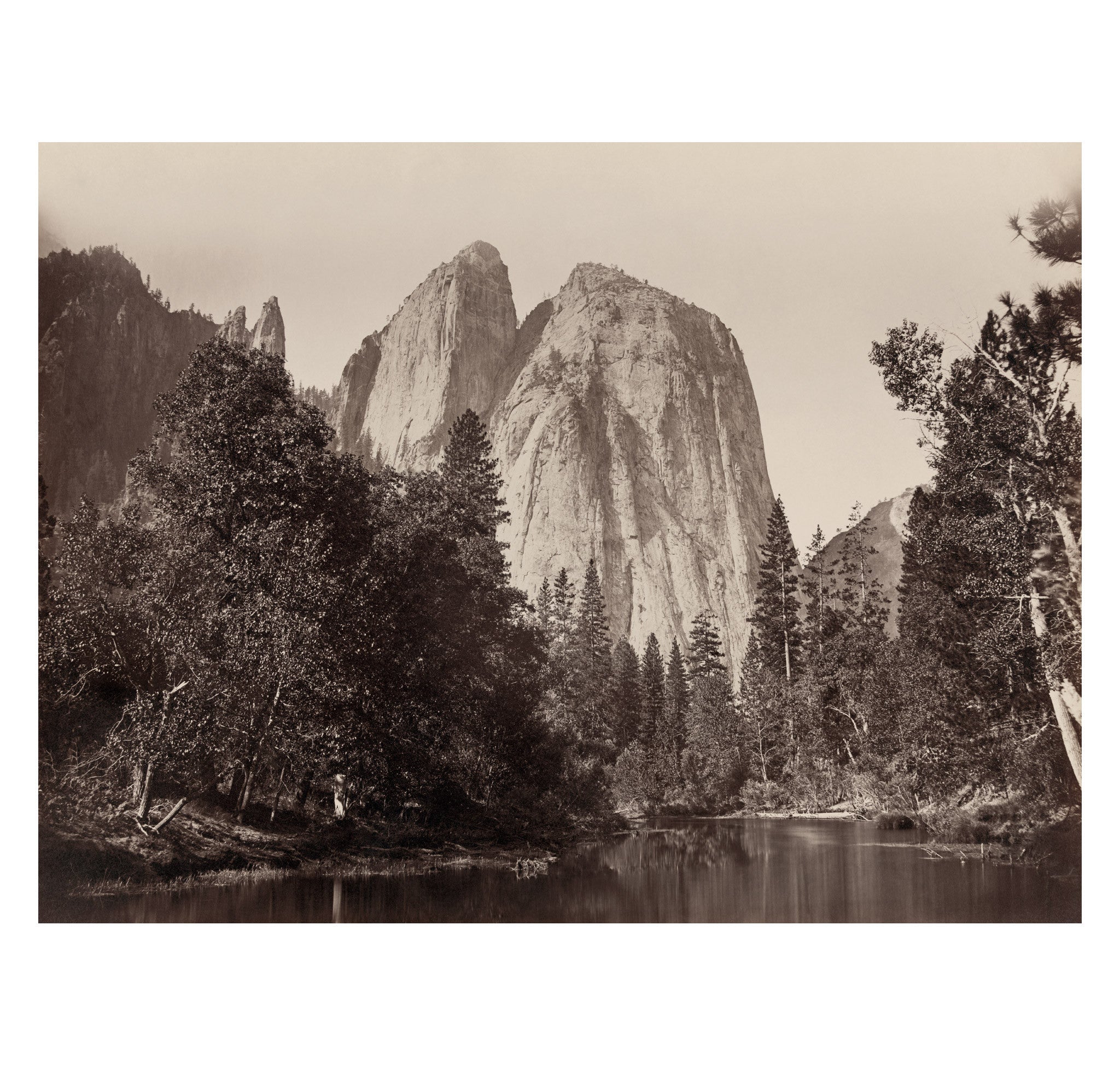 Carleton Watkins – Cathedral Rock