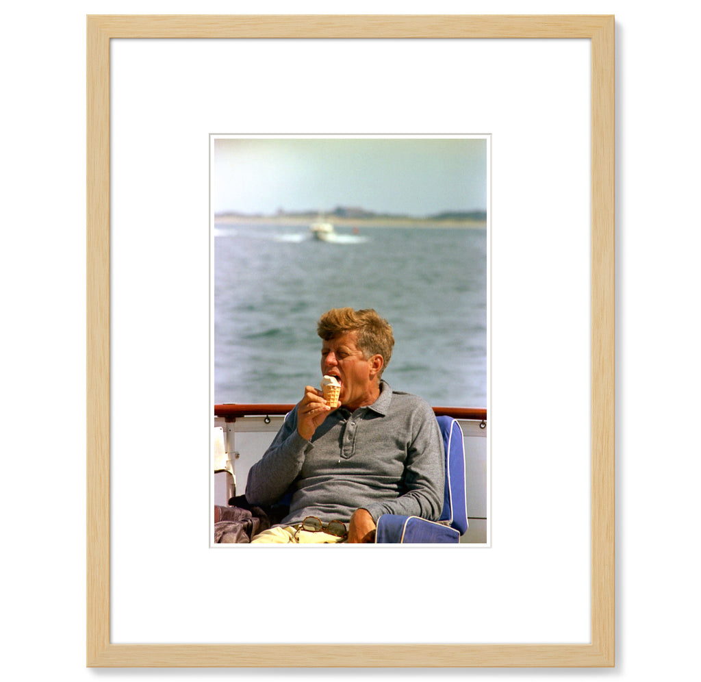 Cecil Stoughton – JFK with Ice Cream