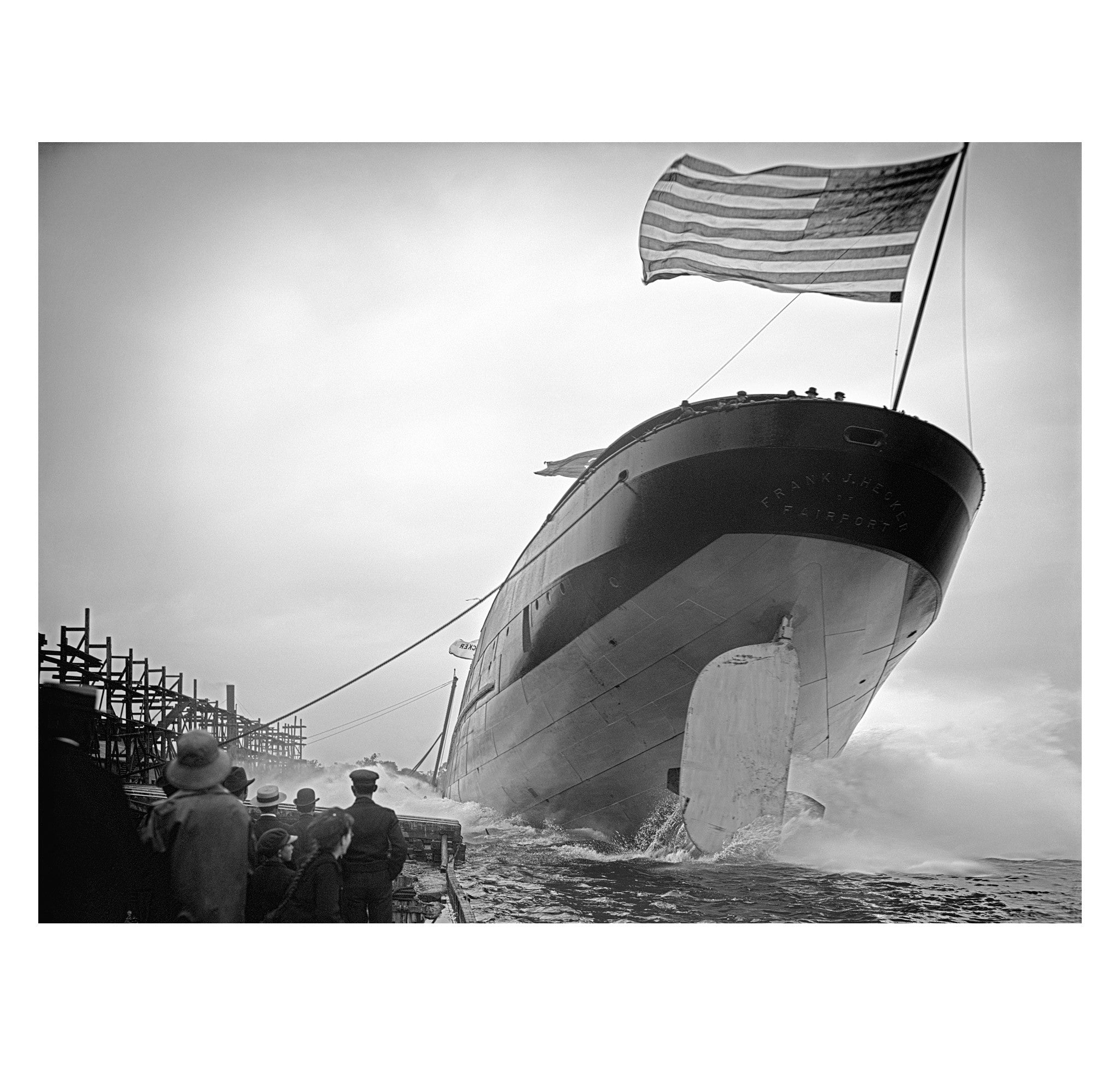 Unknown - The Launch of Str. Frank J. Hecker