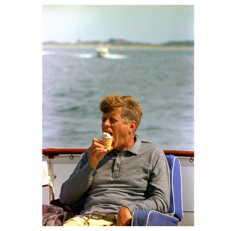 Cecil Stoughton – JFK with Ice Cream